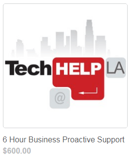 Tech Help LA Proactive Business Support 6 Hours
