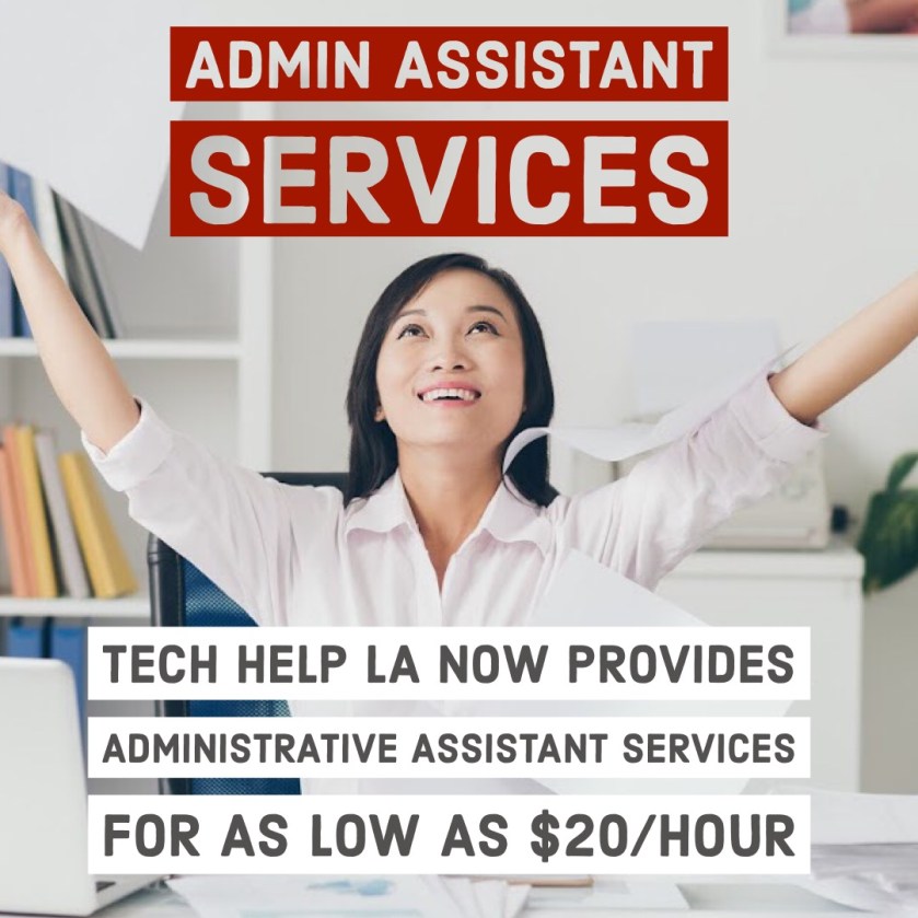 Tech Help LA Administrative Assistant Services Los Angeles
